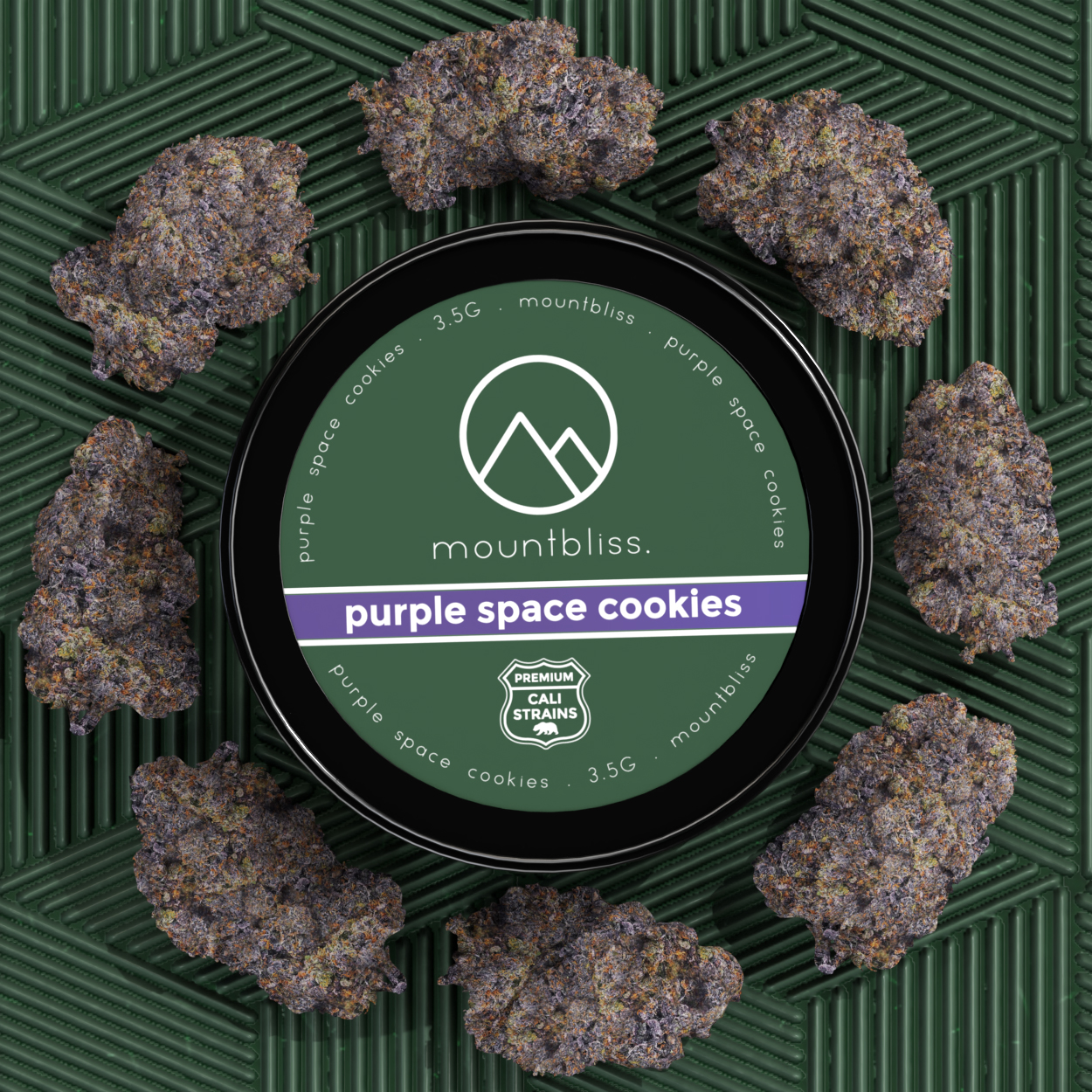 Purple Space Cookies 3.5G THC Cali Flower