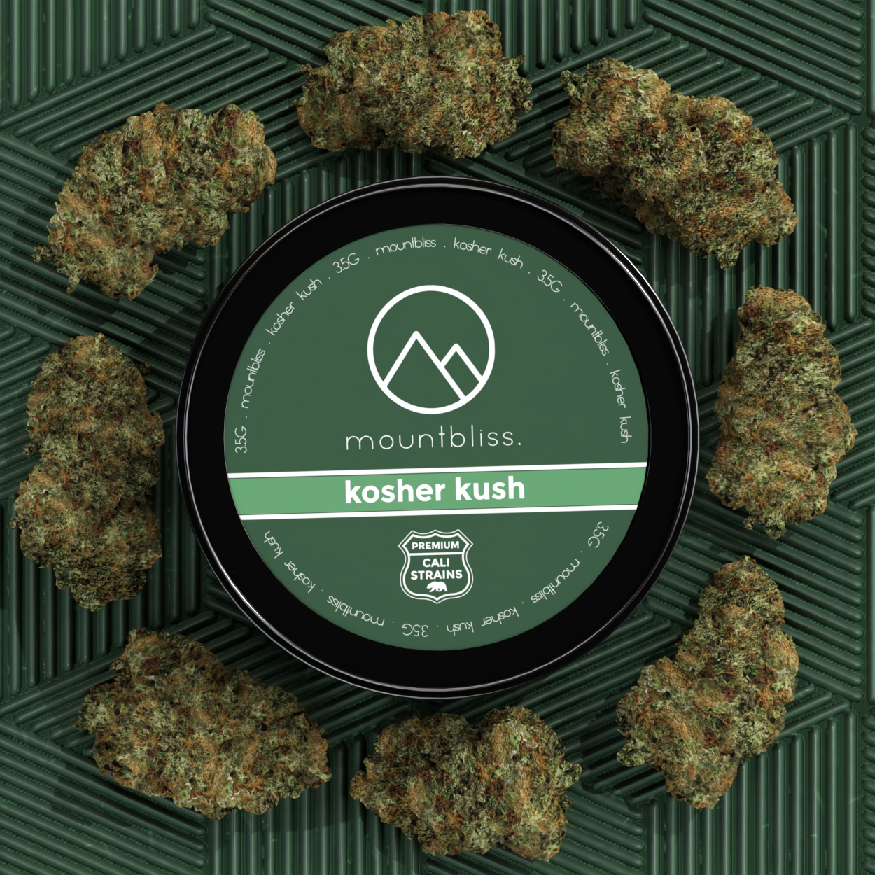 Kosher Kush 3.5G THC Cali Flower